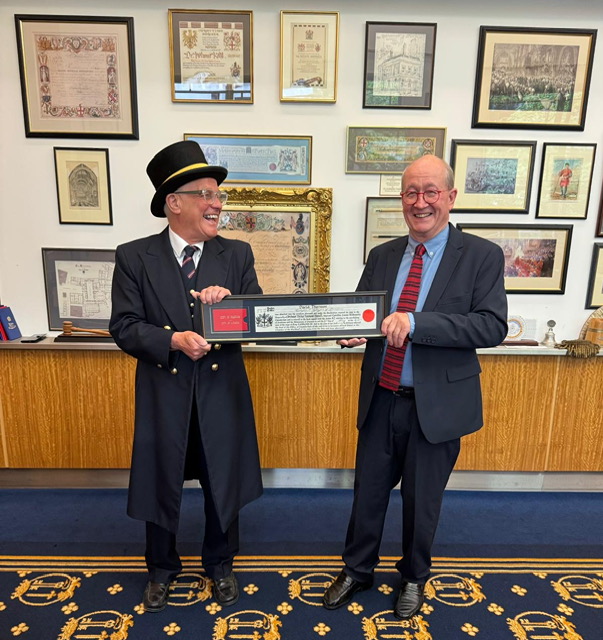 THE WINDOW COMPANY (CONTRACTS) CHAIR IS HONOURED WITH FREEDOM OF THE CITY OF LONDON THE WINDOW COMPANY (CONTRACTS) CHAIR IS HONOURED WITH FREEDOM OF THE CITY OF LONDON