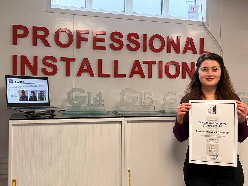 CUSTOMER SERVICE EXCELLENCE AWARD FOR THE WINDOW COMPANY (CONTRACTS)